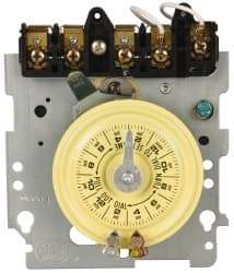 Intermatic - 24 hr Mechanism Only Analog Electromechanical Timer Switch - 12 On/Off per Day, 120 VAC, 60 Hz, - Industrial Tool & Supply