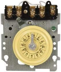 Intermatic - 24 hr Mechanism Only Analog Electromechanical Timer Switch - 12 On/Off per Day, 208 to 277 VAC, 60 Hz, - Industrial Tool & Supply