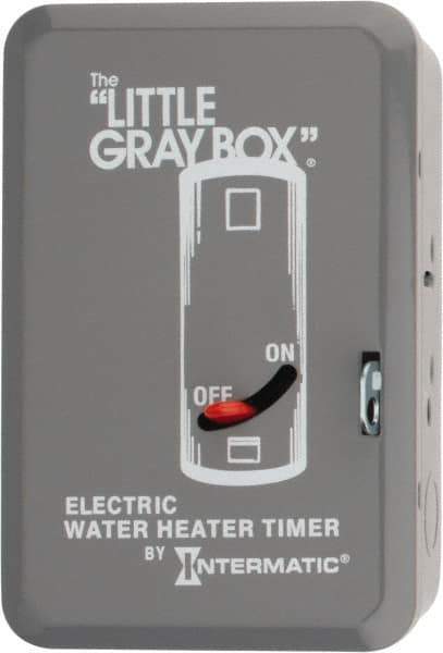Intermatic - 24 hr Indoor Analog Mechanical Timer Switch - 12 On/Off per Day, 208 to 277 VAC, 60 Hz, - Industrial Tool & Supply