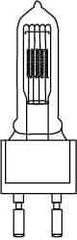 Philips - 1,000 Watt, 120 Volt, Halogen Miniature & Specialty T7 Lamp - Medium Bi-Pin Base, 750 to 1599 Equivalent Range, Neutral (3,000 to 3,699), 5-1/2" OAL - Industrial Tool & Supply