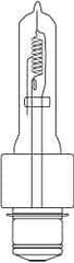 Philips - 750 Watt, 120 Volt, Halogen Commercial & Industrial T3 Lamp - Medium Prefocus Base, 750 to 1599 Equivalent Range, Neutral (3,000 to 3,699), 2-5/8" OAL - Industrial Tool & Supply