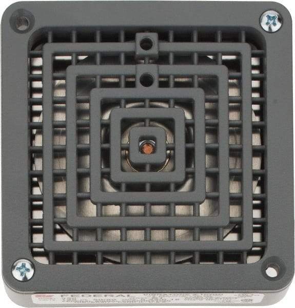 Federal Signal Corp - 120 Volt Electronic Horn - 0.18 Amps, 110 Decibles at 10', Vibrating, Waterproof - Industrial Tool & Supply