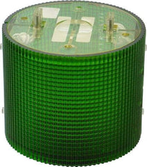 Federal Signal Corp - Incandescent Lamp, Green, Flashing and Steady, Stackable Tower Light Module - 120 VAC, 0.13 Amp, 1 NEMA Rated, Base Mount - Industrial Tool & Supply