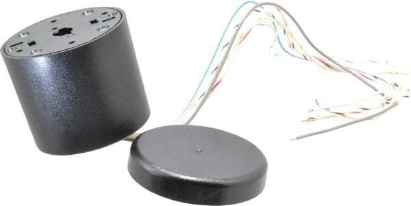 Federal Signal Corp - Incandescent Lamp, Flashing and Steady, Stackable Tower Light Base Unit - 24 to 240 VAC/VDC, 1 NEMA Rated, Pipe Mount, Surface Mount - Industrial Tool & Supply