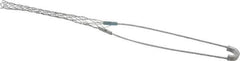 Hubbell Wiring Device-Kellems - 0.56 to 0.73 Inch Cable Diameter, Galvanized Steel, Single Loop Support Grip - 13 Inch Long, 1,000 Lb. Breaking Strength, 6 Inch Mesh Length - Industrial Tool & Supply