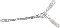 Hubbell Wiring Device-Kellems - 10.9 to 14.2mm Capacity, General, Straight Strain Relief Cord Grip - 4-3/4" Long, Galvanized Steel - Industrial Tool & Supply
