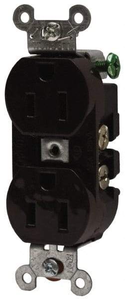 Hubbell Wiring Device-Kellems - Straight Blade Receptacles   Receptacle Type: Duplex Receptacle    Grade: Specification - Industrial Tool & Supply