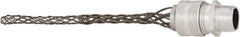 Hubbell Wiring Device-Kellems - 9.7 to 12.7mm Capacity, Liquidtight, Straight Strain Relief Cord Grip - 1/2 NPT Thread, 5.735" Long, Aluminum - Industrial Tool & Supply