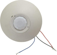 Hubbell Wiring Device-Kellems - 1,500 Square Ft. Coverage, Infrared Motion Sensor Wall Switch - White - Industrial Tool & Supply