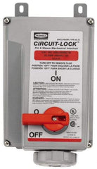 Hubbell Wiring Device-Kellems - 3 Phase, 480 VAC, 60 Amp, 30 hp, 4 Pin Configuration, Interlock Receptacle - 3 Poles, IEC 60309, Red - Industrial Tool & Supply