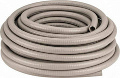 Hubbell Wiring Device-Kellems - 3/4" Trade Size, 100' Long, Flexible Liquidtight Conduit - PVC, 21.1mm ID, Gray - Industrial Tool & Supply
