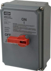 Hubbell Wiring Device-Kellems - 600VAC, 3 Pole, 4X, Enclosed Nonfused Cam & Disconnect Switch - 6.87 Inch Wide x 9.95 Inch High x 5.94 Inch Deep - Industrial Tool & Supply