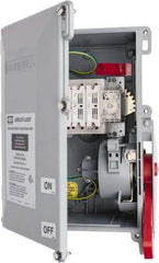 Hubbell Wiring Device-Kellems - 600VAC, 3 Pole, 4X, Enclosed Fused Cam & Disconnect Switch - 11.46 Inch Wide x 15.03 Inch High x 7.27 Inch Deep - Industrial Tool & Supply