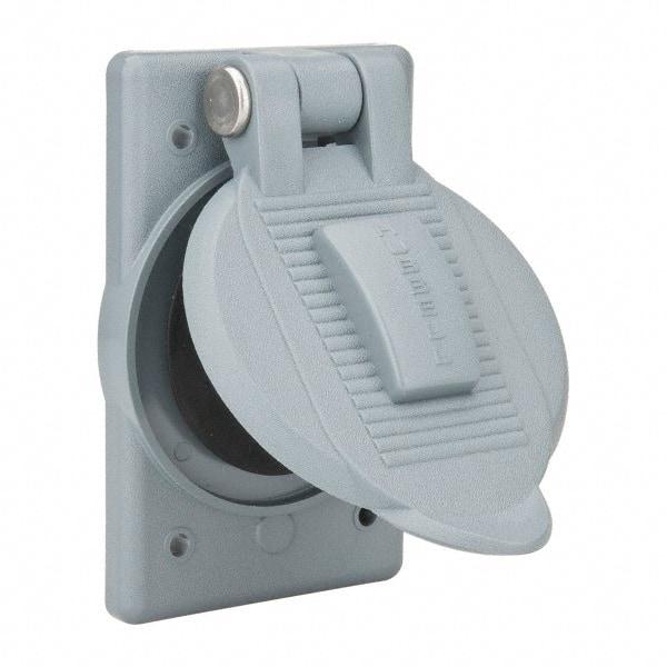 Hubbell Wiring Device-Kellems - Electrical Outlet Box Polycarbonate Weatherproof Cover - Industrial Tool & Supply