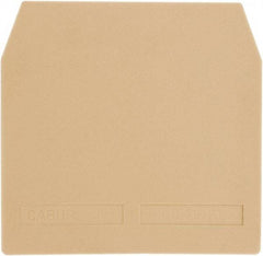 ACI - 70mm Long, Terminal Block End Cover - Use with KUT 2.5 Terminal Blocks - Industrial Tool & Supply