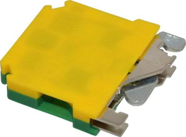 ACI - 14 to 131°F, Grounding Terminal Block - 20 to 8 AWG Compatibility, 45-1/2mm High x 47mm Deep - Industrial Tool & Supply