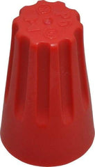 3M - 2, 14 to 3, 10 AWG, 600 Volt, Fire Resistant, Standard Twist on Wire Connector - Red, 221°F - Industrial Tool & Supply