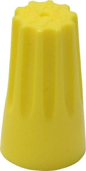 3M - 3, 20 to 2, 12 AWG, 600 Volt, Fire Resistant, Standard Twist on Wire Connector - Yellow, 221°F - Industrial Tool & Supply