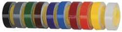 3M - 8' Long x 0.215" Wide, Polyester Film, Write On Tape Refills - Multicolor Background, Self Adhesive, Blank - Industrial Tool & Supply