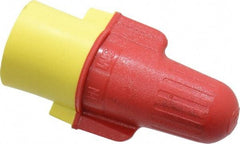 3M - 2, 18 to 2, 8 AWG, 600 Volt, Flame Retardant, Wing Twist on Wire Connector - Red & Yellow, 221°F - Industrial Tool & Supply