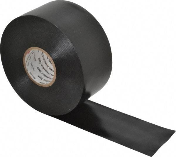 3M - 2" x 100', Black Vinyl Electrical Tape - Series 50, 10 mil Thick, 20 Lb./Inch Tensile Strength - Industrial Tool & Supply