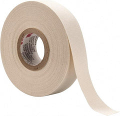 3M - 3/4" x 66', White Glass Cloth Electrical Tape - Series 27, 7 mil Thick, 150 Lb./Inch Tensile Strength - Industrial Tool & Supply