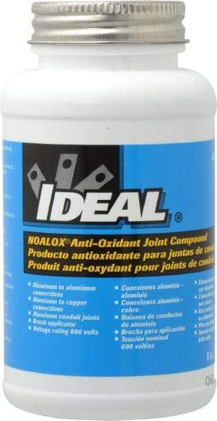 Ideal - 8 Ounce Conduit Antioxidant - Comes in Bottle, Includes Brush Cap - Industrial Tool & Supply