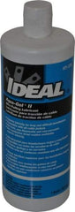 Ideal - 1 Quart Squeeze Bottle, Blue Wire Pulling Lubricant Gel - 28 to 180°F, RoHS Compliant, UL Listed - Industrial Tool & Supply