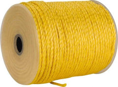 Ideal - 600 Ft. Long, 125 Lb. Load, Polypropylene Rope - 1/4 Inch Diameter, 1,125 Lb. Breaking Strength - Industrial Tool & Supply