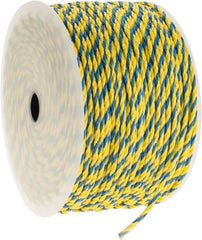 Ideal - 1,000 Ft. Long, 125 Lb. Load, Polypropylene Rope - 1/4 Inch Diameter, 1,125 Lb. Breaking Strength - Industrial Tool & Supply