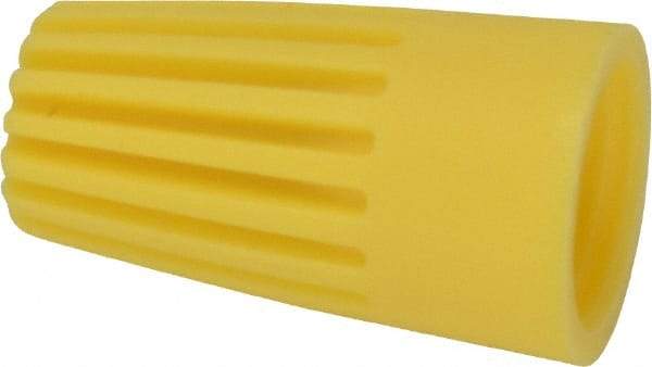 Thomas & Betts - 1, 14 + & 2, 18 to 1, 10 + 2, 14 AWG, 600 Volt, Corrosion Resistant, Standard Twist on Wire Connector - Yellow - Industrial Tool & Supply