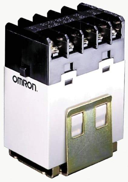 Omron - Standard Electromechanical Screw General Purpose Relay - 25 Amp at 220 VAC, 3PST-NO\xB6SPST-NC, 24 VDC, 34.5mm Wide x 64mm High x 51.5mm Deep - Industrial Tool & Supply