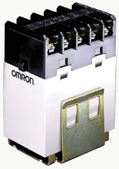 Omron - Standard Electromechanical Screw General Purpose Relay - 25 Amp at 220 VAC, DPST, 24 VDC, 34.5mm Wide x 64mm High x 51.5mm Deep - Industrial Tool & Supply