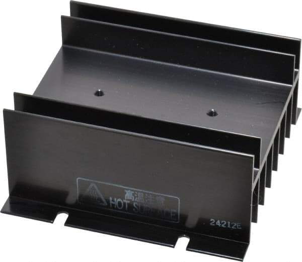 Omron - 3.94 Inch Long x 1.8 Inch Deep x 3.94 Inch High, Standard Solid State Relay Heat Sink - 10 Amp Rated - Industrial Tool & Supply