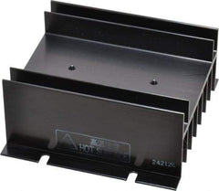 Omron - 3.94 Inch Long x 1.8 Inch Deep x 3.94 Inch High, Standard Solid State Relay Heat Sink - 10 Amp Rated - Industrial Tool & Supply