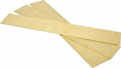 Made in USA - 0.064 Inch Thick x 2 Inch Wide x 12 Inch Long, Brass Strip - Alloy 260 - Industrial Tool & Supply