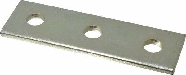 Thomas & Betts - Zinc Dichromate Steel Flat Plate Strut Fitting - Used with Joining Metal Framing Channel & Strut - Industrial Tool & Supply