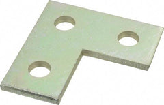 Thomas & Betts - Zinc Dichromate Steel Flat Plate Strut Fitting - Used with Joining Metal Framing Channel & Strut - Industrial Tool & Supply