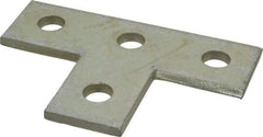 Thomas & Betts - Zinc Dichromate Steel Flat Plate Strut Fitting - Used with Joining Metal Framing Channel & Strut - Industrial Tool & Supply