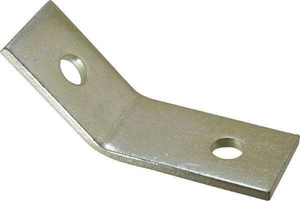 Thomas & Betts - Zinc Dichromate Steel 45° Channel, Strut Fitting - Used with Joining Metal Framing Channel & Strut - Industrial Tool & Supply