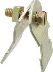 Thomas & Betts - 1/2" Pipe, 16 Gauge" Pipe or Tube Clamp - Gold Galvanized, 650 Lb Capacity - Industrial Tool & Supply