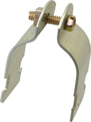 Thomas & Betts - 1-1/2" Pipe, 14 Gauge" Pipe or Tube Clamp - Gold Galvanized, 1,000 Lb Capacity - Industrial Tool & Supply