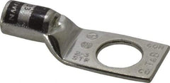 Thomas & Betts - 2 AWG Noninsulated Compression Connection Square Ring Terminal - 1/2" Stud, 1.92" OAL x 3/4" Wide, Tin Plated Copper Contact - Industrial Tool & Supply
