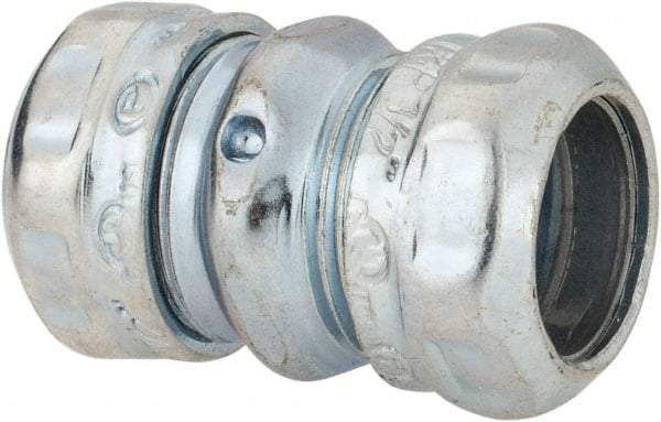 Thomas & Betts - 1/2" Trade, Steel Compression EMT Conduit Coupling - Noninsulated - Industrial Tool & Supply