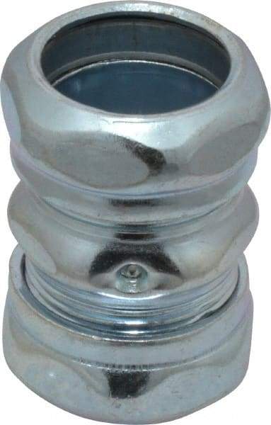 Thomas & Betts - 3/4" Trade, Steel Compression EMT Conduit Coupling - Noninsulated - Industrial Tool & Supply