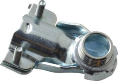 Thomas & Betts - 1/2" Trade, Steel Squeeze Clamp 90° FMC Conduit Connector - Noninsulated - Industrial Tool & Supply