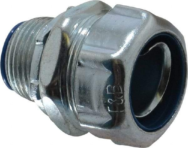 Thomas & Betts - 3/4" Trade, Steel Threaded Straight Liquidtight Conduit Connector - Insulated - Industrial Tool & Supply