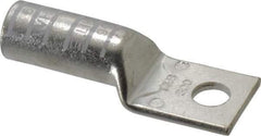 Thomas & Betts - 300 kcmil Wire Noninsulated Compression Connection Square Ring Terminal - 1/2" Stud, 3-1/2" OAL x 1-1/4" Wide, Tin Plated Copper Contact - Industrial Tool & Supply