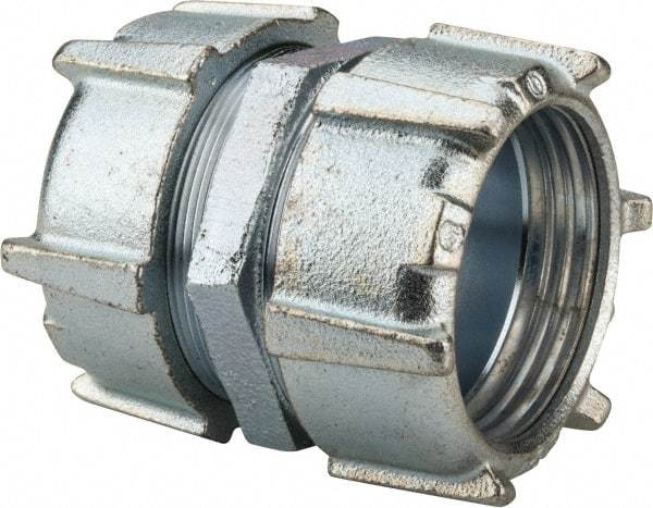 Thomas & Betts - 2" Trade, Malleable Iron Compression Rigid/Intermediate (IMC) Conduit Coupling - Noninsulated - Industrial Tool & Supply