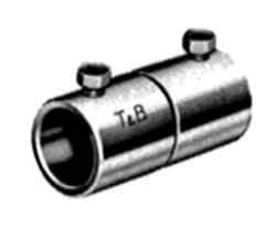 Thomas & Betts - 4" Trade, Malleable Iron Set Screw Rigid/Intermediate (IMC) Conduit Coupling - Noninsulated - Industrial Tool & Supply